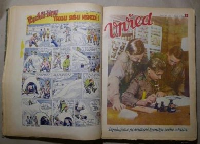 VPŘED - roč.II. - 1946/47 - RYCHLÉ ŠÍPY !!! 38 čísel, J.FOGLAR - Knihy a časopisy