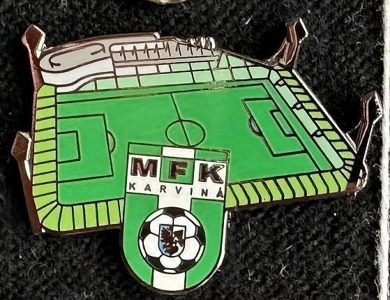 FOTBAL STADIONY _ MFK KARVINÁ _ BRONZOVÝ - Odznaky, nášivky a medaile