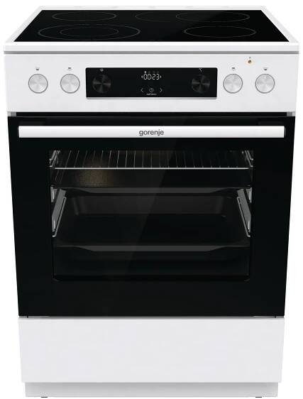 Sklokeramický sporák Gorenje Advanced GECS6C70WPA bílý