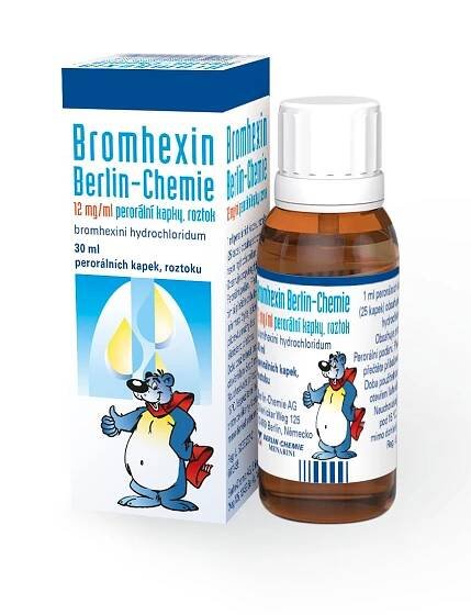 Bromhexin bc 12 Berlin-Chemie kapky 30 ml