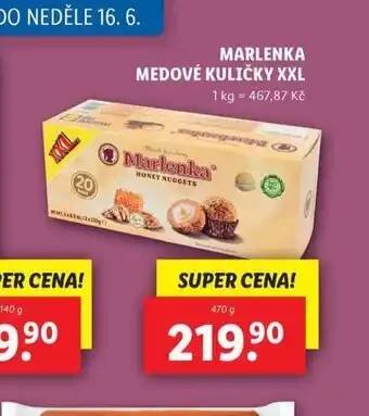Lidl Marlenka medové kuličky xxl nabídka