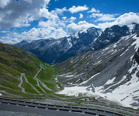 Průsmyk Stelvio v Grand' Albergo