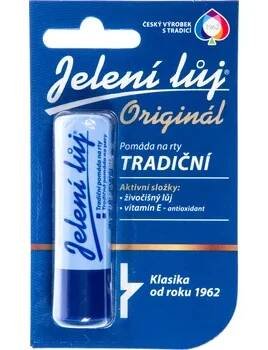 Péče o rty Jelení lůj tradiční pomáda na rty 1 ks