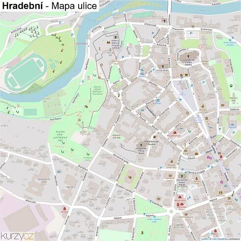 Hradební - mapy | Kurzy.cz