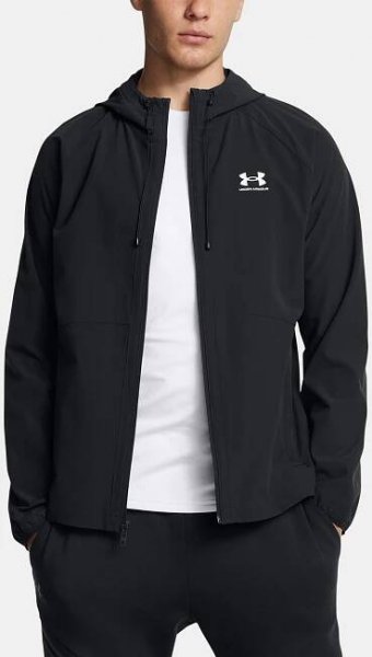 Pánská bunda Under Armour UA Stretch Wvn WindbreakerEU-BLK