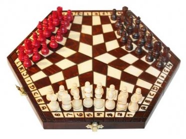 Šachy pro tři hráče - malé