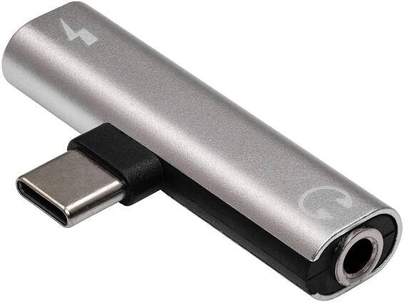 Adaptér AK-AD-71 USB type C / USB type C / Jack 3.5mm DAC