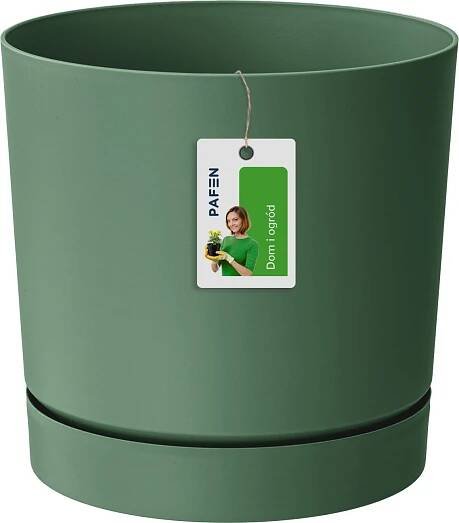 Prosperplast s.r.o. Květináč TUBO P 17,8 cm, zelená