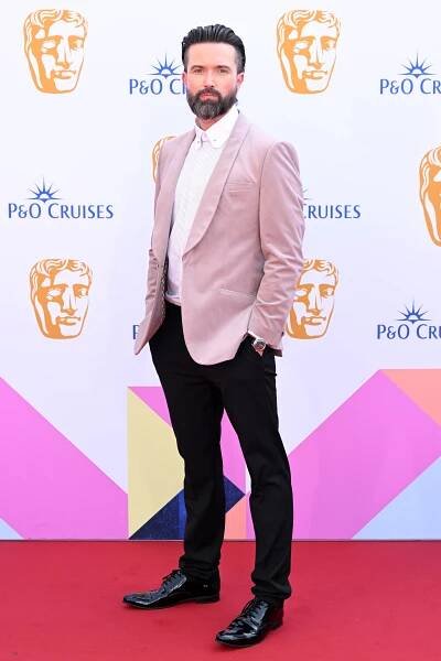 Emmett J. Scanlan at the 2024 BAFTA Television Awards.