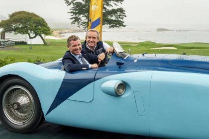Tom Kristensen and Jacky Ickx were on hand at the Pebble Beach Concours d’Elegance to unveil the one-off trophy created by the Automobile Club de L'Ouest and the venerable Monnaie de Paris for the 100th running of the 24 Hours of Le Mans on 10-11 June 2023. Nine-time winner Kristensen has been named the ambassador for the centenary race next year in addition to his customary role as a Rolex Testimonee, and this year he did triple duty as he was also the Grand Marshal of the 2022 Rolex Monterey Motorsport Reunion.