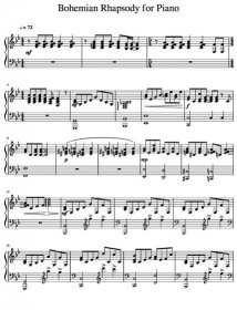 Share, download and print free sheet music for piano, guitar, flute and more with the world's largest community of sheet music creators, composers, . Bohemian Rhapsody For Piano Free Sheet Music By Queen Pianoshelf