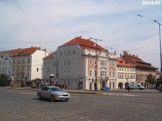 Buildings at Pohorelec Str. in Prague