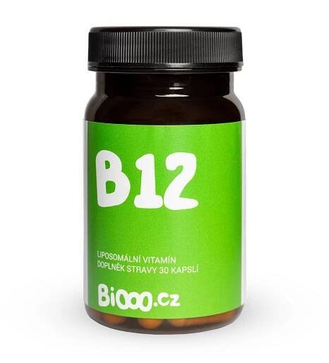 BiOOO Vitamin B12 liposomální 30 ks, 20,4 g