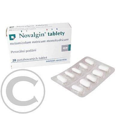 NOVALGIN TABLETY  20X500MG Potahované tablety Poradna a zkušenosti s léky a léčbou nemocí