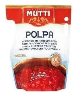MUTTI Rajčata drcená 5 kg sáček - Rajčata, Konzervovaná zelenina, Konzervované potraviny, hotová jídla, směsi, Trvanlivé
