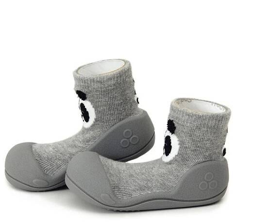 ATTIPAS Botičky Zootopie Panda A23ZO Gray L vel.21,5, 116-125 mm Velikost 21,5