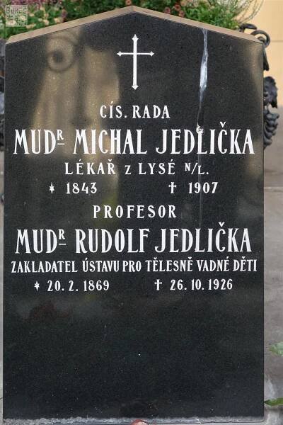 JEDLIČKA Rudolf - hroby-slavnych.cz
