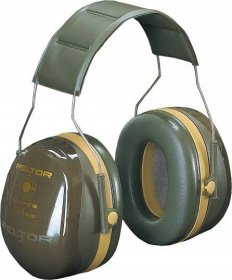Mušlové chrániče sluchu 3M® PELTOR® Bull's Eye IIITM - armádní zelená