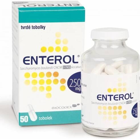 Enterol 250 mg 50 tob. od 535 Kč