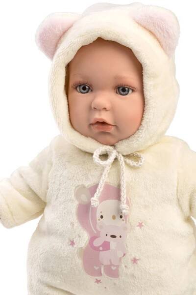 Llorens 14208 Baby Julia realistická panenka miminko s měkkým látkovým tělem 42 cm 3