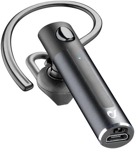 Bluetooth headset Cellularline Magnet s nabíjecí základnou, černý