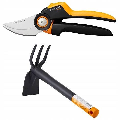 FISKARS X-SERIES P961 Jednoruční Zahradní Nůžky větve + motyka