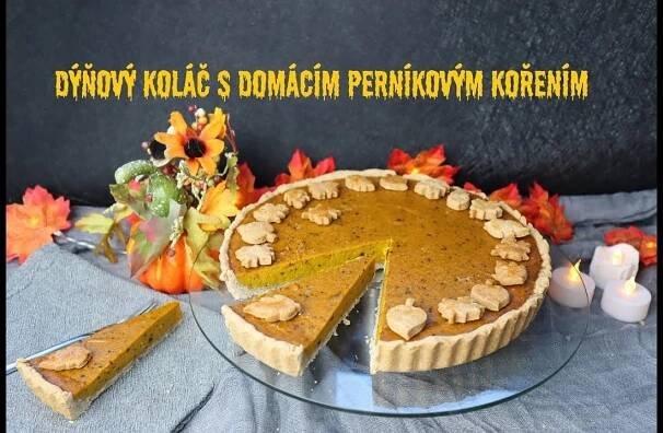 Dýňový koláč s domácím perníkovým kořením