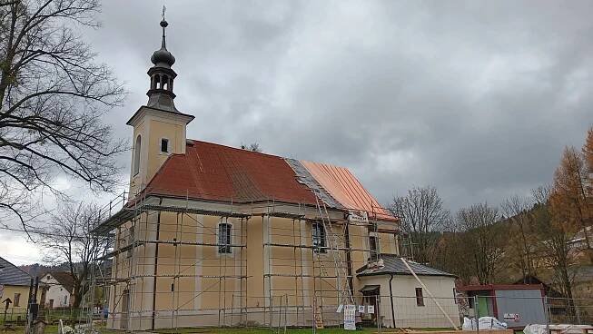 Oprava střechy – 2. stránka – Farnost Valašská Bystřice