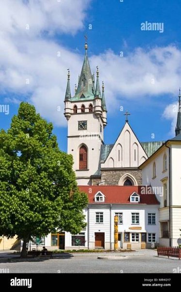 Kostel sv. Mikuláše, město Humpolec, kraj Vysocina, Ceska republika ...