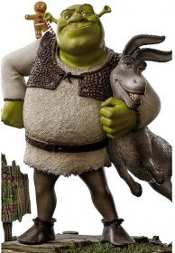 Statue Shrek, Donkey and The Gingerbread Man (Deluxe) - Shrek - Art Scale 1/10 - Iron Studios - Iron Studios Official Store - Action figures, Collectibles &Toys