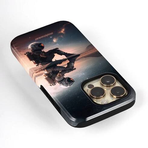 Odolný obal Mobiwear Elite Pro - Apple iPhone 7 / 8 / SE 2020 / SE 2022 - E003E Astronaut na samotce