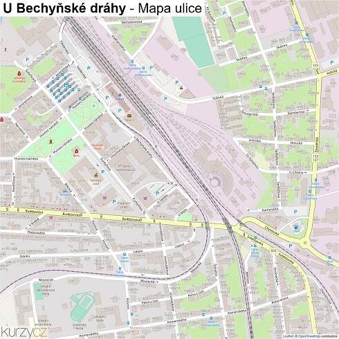 U Bechyňské dráhy - mapy | Kurzy.cz