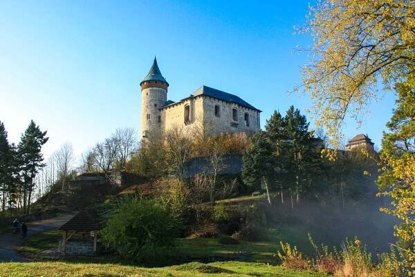Hrad Kunětická hora - neboli "Kuňka" - Ráby, Východní Čechy