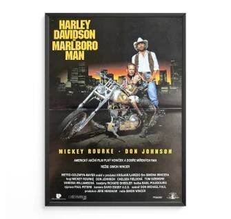 Harley Davidson a Marlboro Man - Filmový plakát (A3)