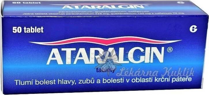 ATARALGIN POR 325MG/130MG/70MG TBL NOB 50