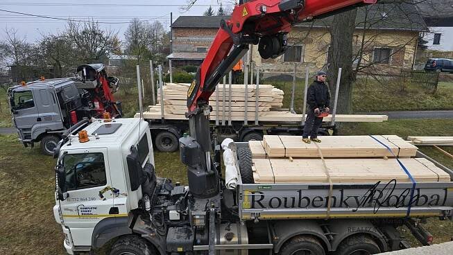 Moderní stavba Jizerské hory 2024 | Roubenky Roubal - Krkonoše