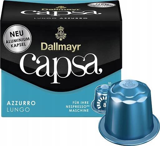 Kapsle DALLMAYR NESPRESSO LUNGO AZZURRO 10 kusů