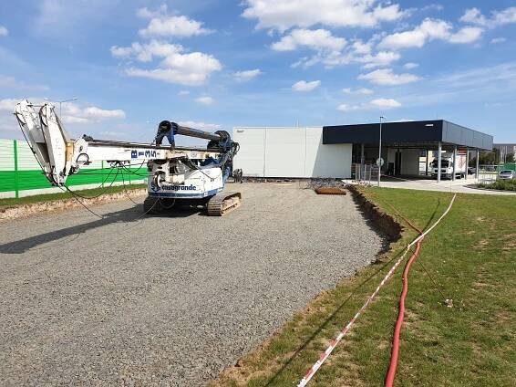 SOPO - halová přístavba | Realizace betonových hal