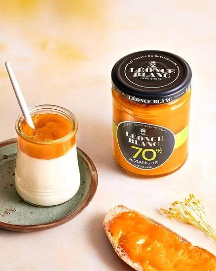 70% MARMELÁDA LÉONCE BLANC 320 g - MANGO