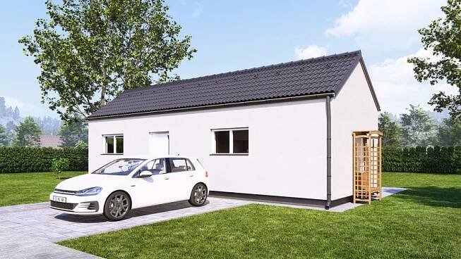 Výstavba rodinného domu Bungalov For two 38 za 2 449 000 Kč Brno, Trnitá Smart dřevostavby | Domy na klíč • Firmy.cz