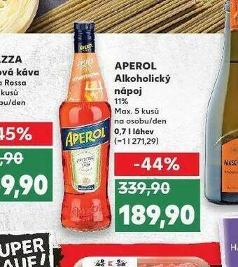 Kaufland Aperol nabídka