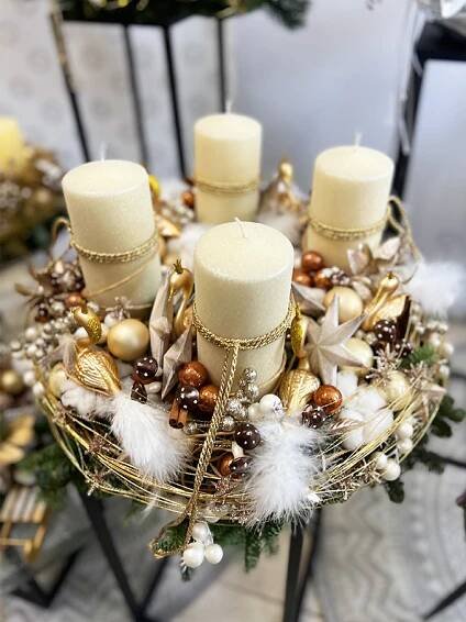 Luxusní adventní věnce a vánoční dekorace by Petr Matuška - floristé AMATÉŘI! 
