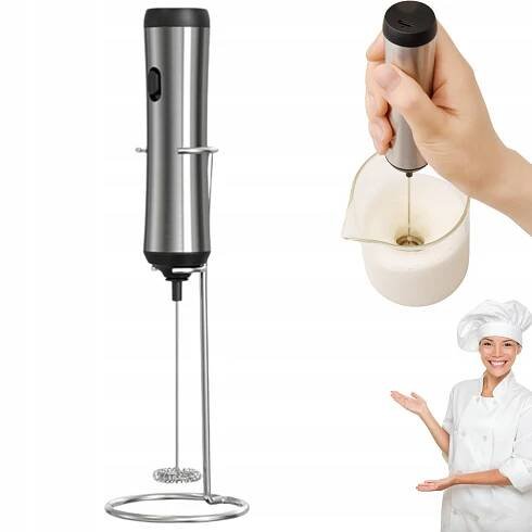 Blitzhaus Ruční napěňovač na kávu a mléko USB Matcha Latte Cappuccino 3v1