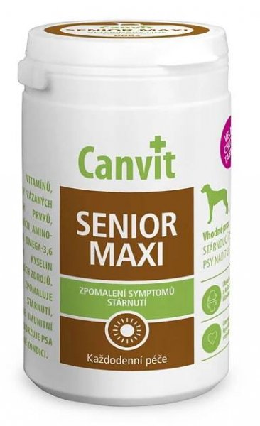 Canvit Senior MAXI pro psy ochucený 230g - koupit-krmivo.cz
