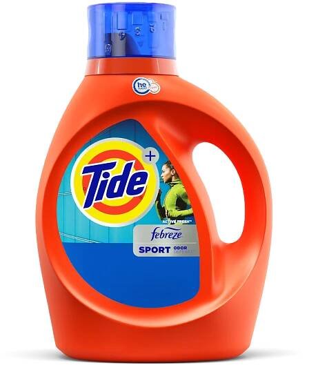 Tide Plus Febreze Sport Odor Defense Liquid Laundry Detergent