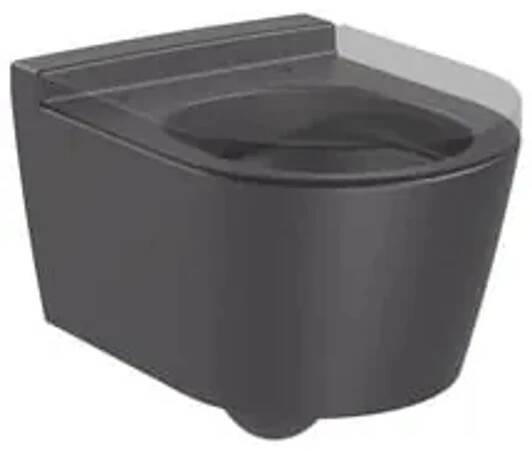 Roca Inspira wc závěsný onix mat zadní odpad A346528640