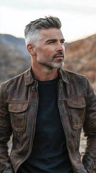 30 Fresh Spring Haircut Ideas for Men Over 40 in 2025 | Short haircuts for older men, Mens haircuts short, Grey hair men