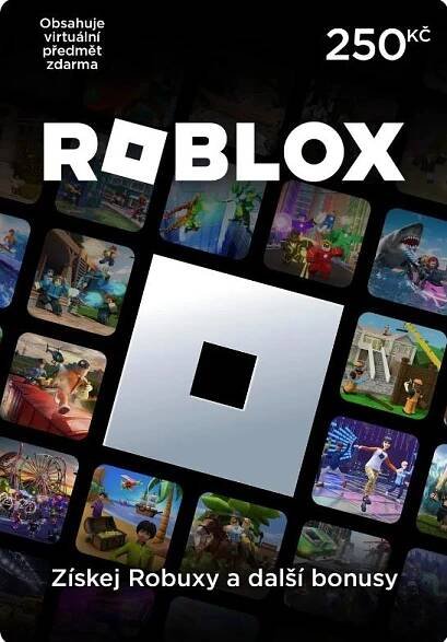 Roblox kartička 800 robux - Hry