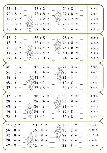 Addition and Subtraction Worksheets for Numbers to 10