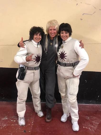 Lee-Anne Liebenberg as stunt double